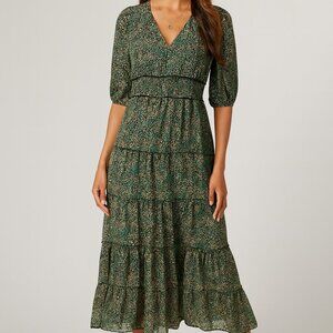 Spyzone Exchange Flowy Floral Maxi Dress, Cottage Girl Style, size M